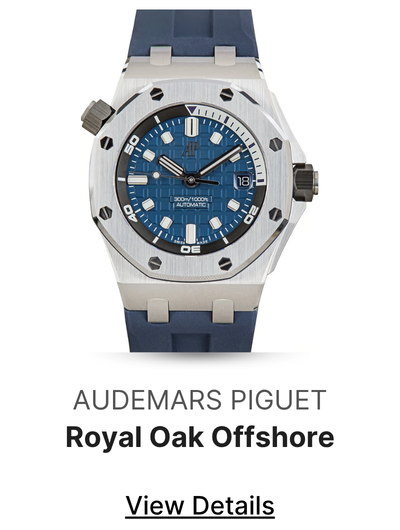 Pre-Owned Audemars Piguet Royal Oak Offshore Diver Blue Dial