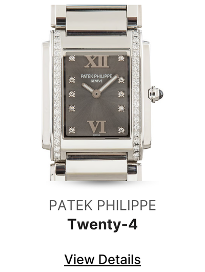 Used Patek Philippe Twenty-4 Ref 4910 Grey Diamond Dial