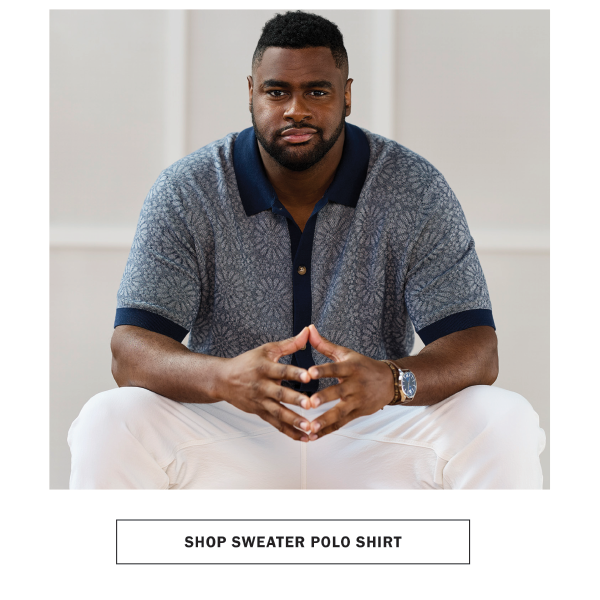 SHOP SWEATER POLO SHIRT