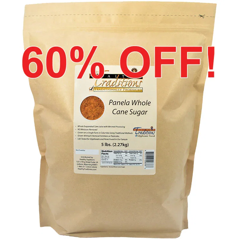 Image of Panela Whole Cane Sugar - 5lb Bag