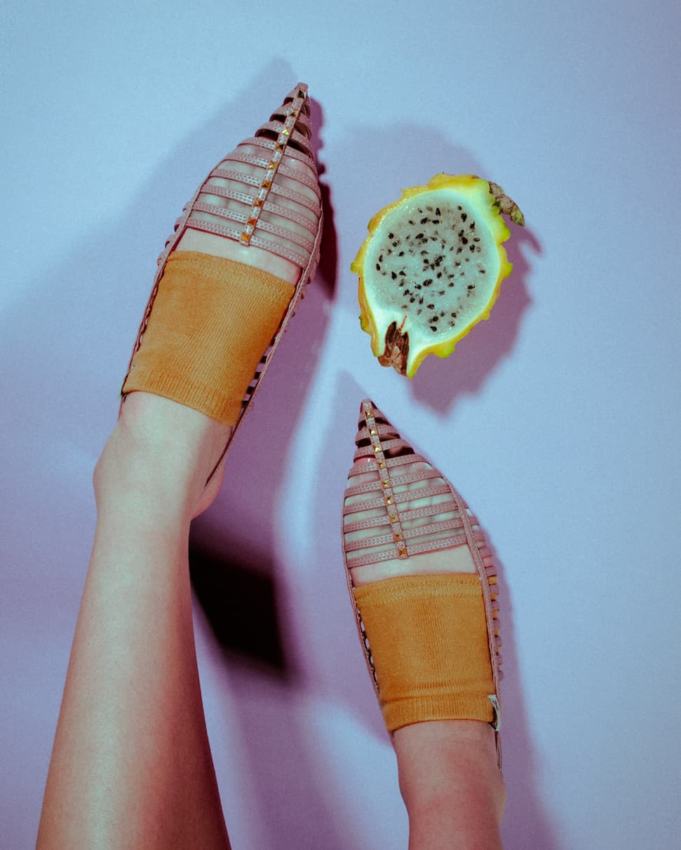 Introducing Open Toe Socks - Ochre