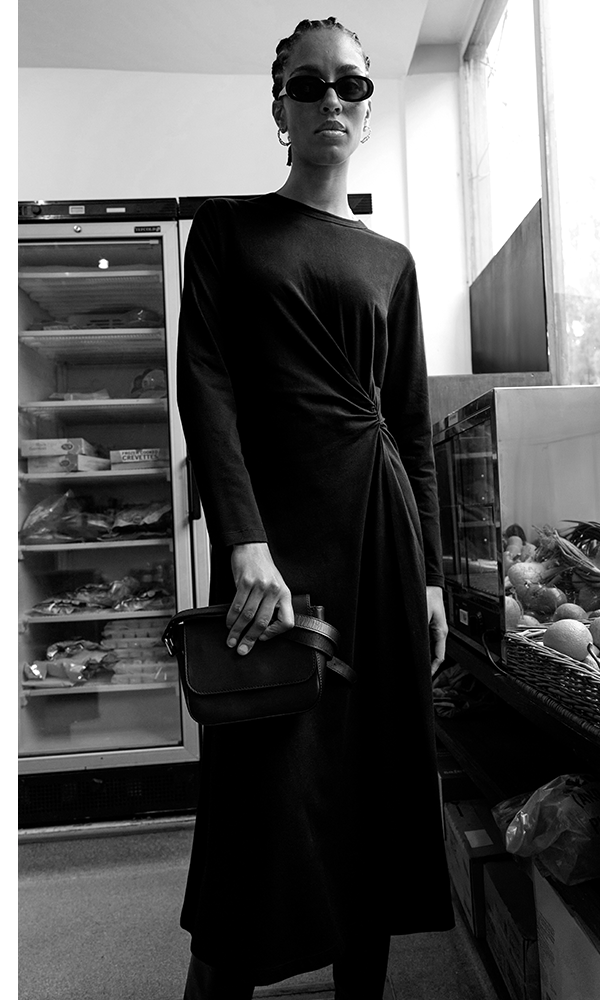 Ana Twist Front Dress