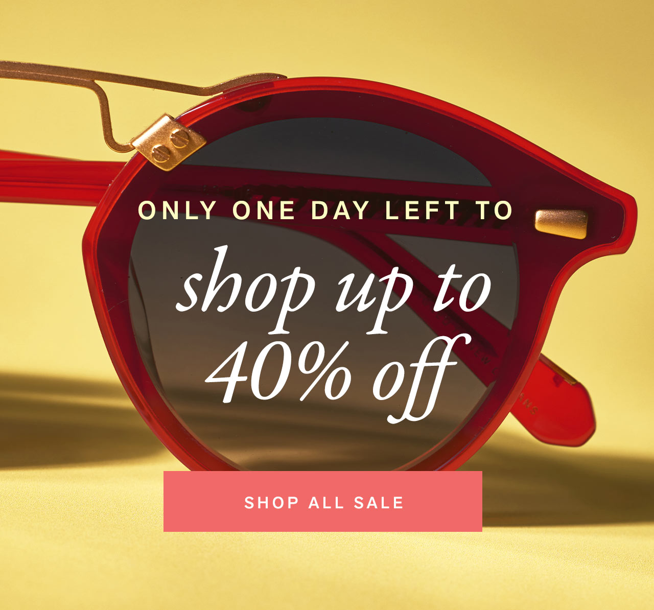 One Day Left For Sale!