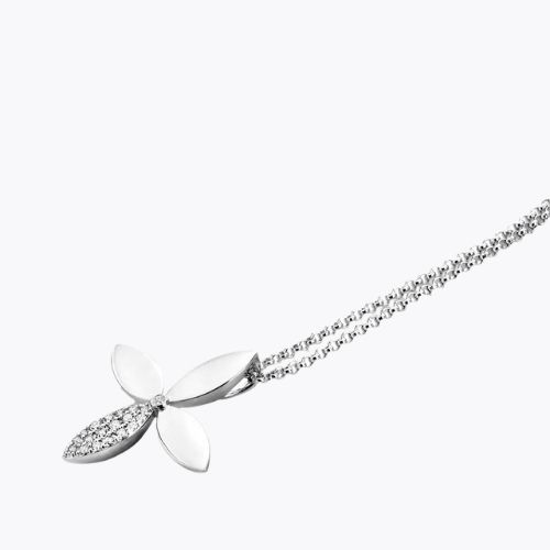 Hot Diamonds Eden Sterling Silver White Topaz & Diamond Pendant