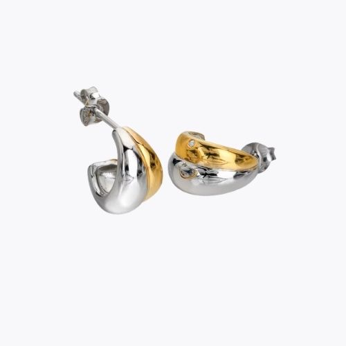 Hot Diamonds Sterling Silver Diamond Droplet Earrings