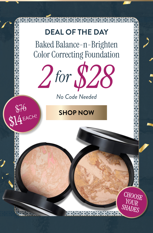 Baked Balance-n-Brighten Color Correcting Foundation | Shop Now