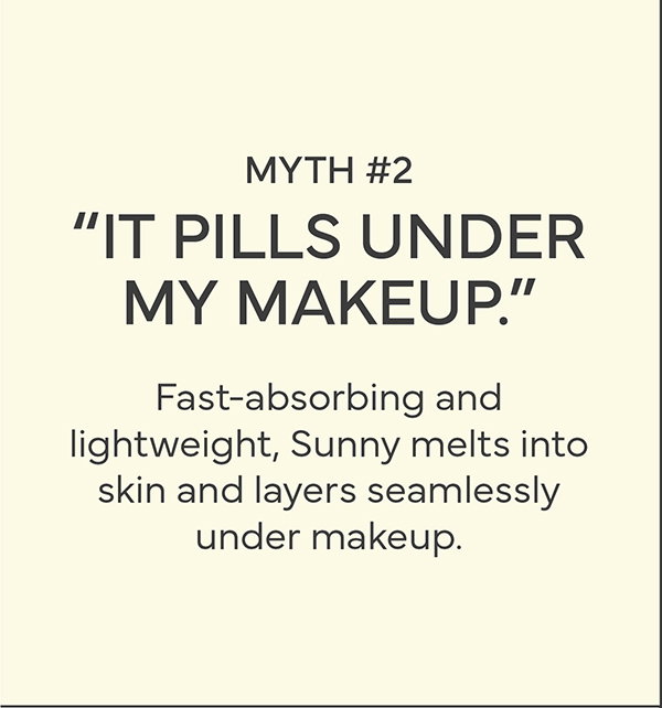 Sunny melts seamlessly under makeup.