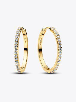 Sparkling Hoop Earring