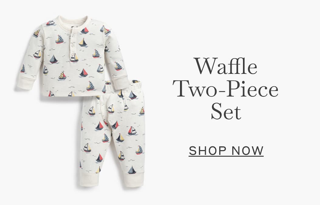 Waffle Two-Piece Set - Shop Now