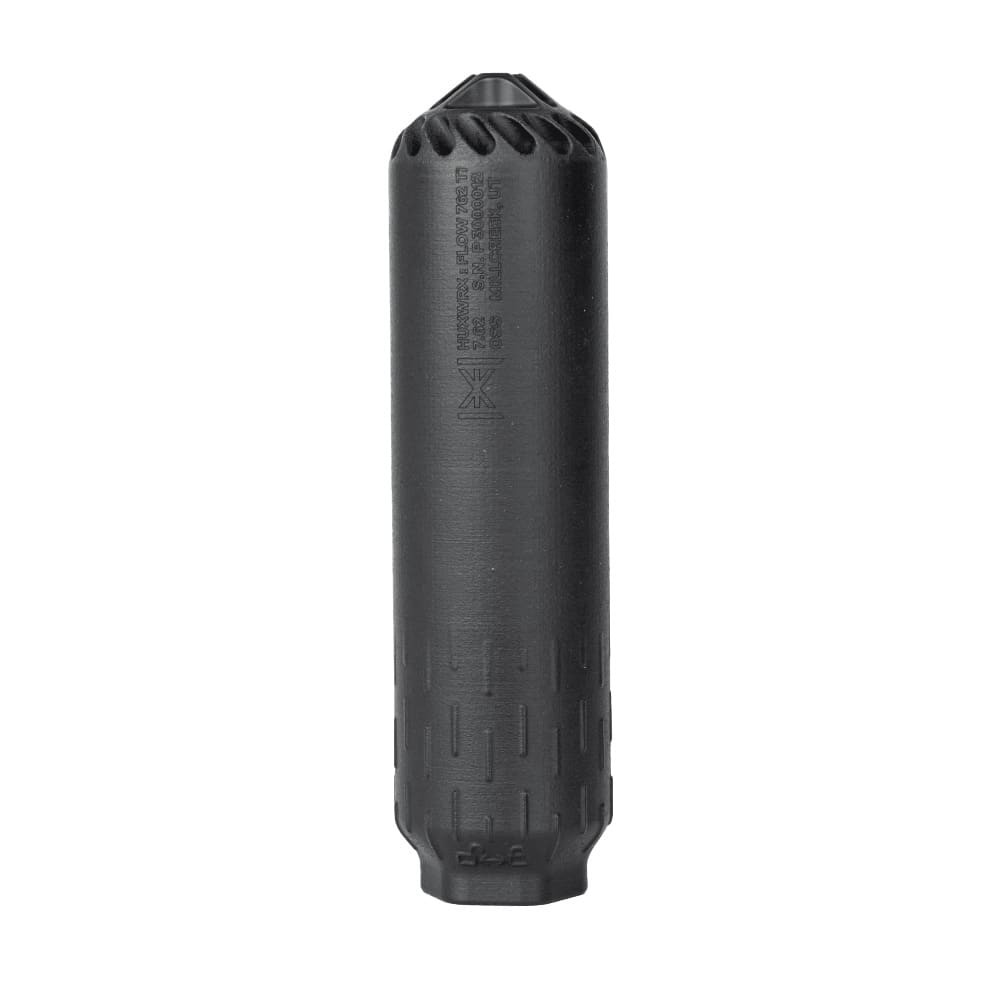 Image of HUXWRX Flow 762 Suppressor + 5/8x24 Muzzle Brake Kit, Black 3277