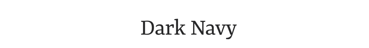 Dark Navy