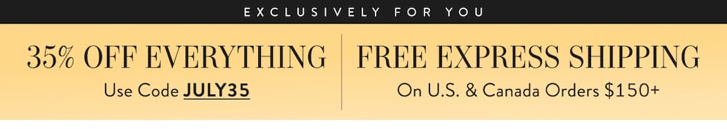 35% Off Sitewide with JULY35