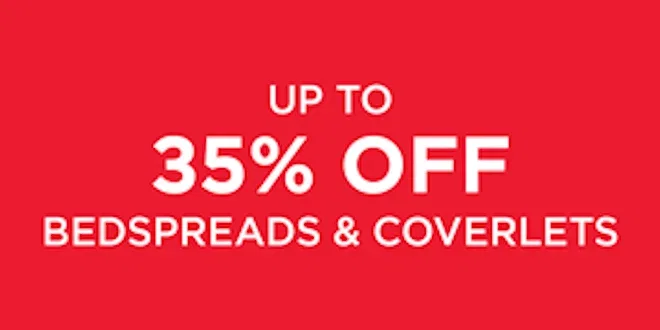 Up To 35% Off Bedspreads & Coverlets