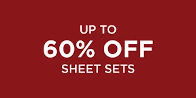 Up To 60% Off Sheet Sets