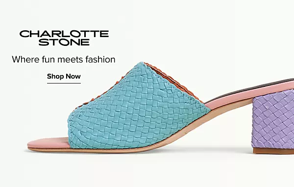 A colorful Charlotte Stone sandal. Where fun meets fashion. Shop now.
