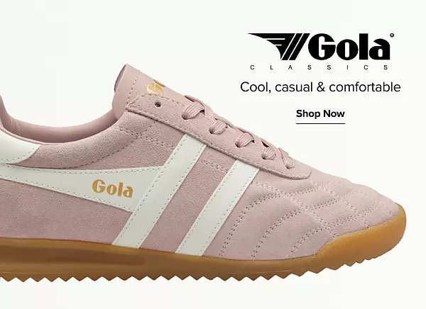 A pink Gola fashion sneaker. Gola. Cool, casual and comfortable. Shop now.