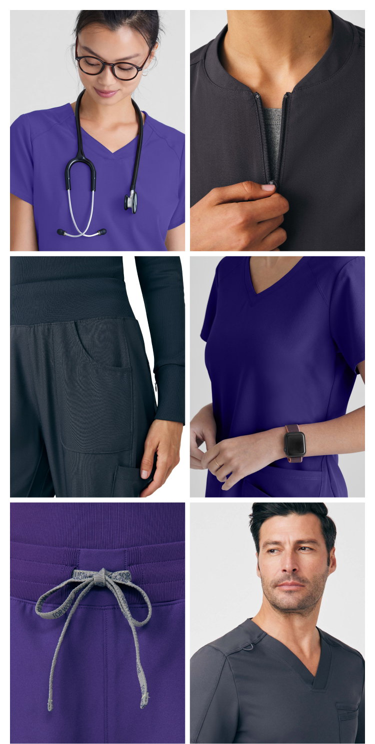 Wear The Mood | Monday calls for dependable Pewter. Friday deserves the confidence of Grape. However you mix your week; these two hues deserve to be in the rotation. | Shop Now