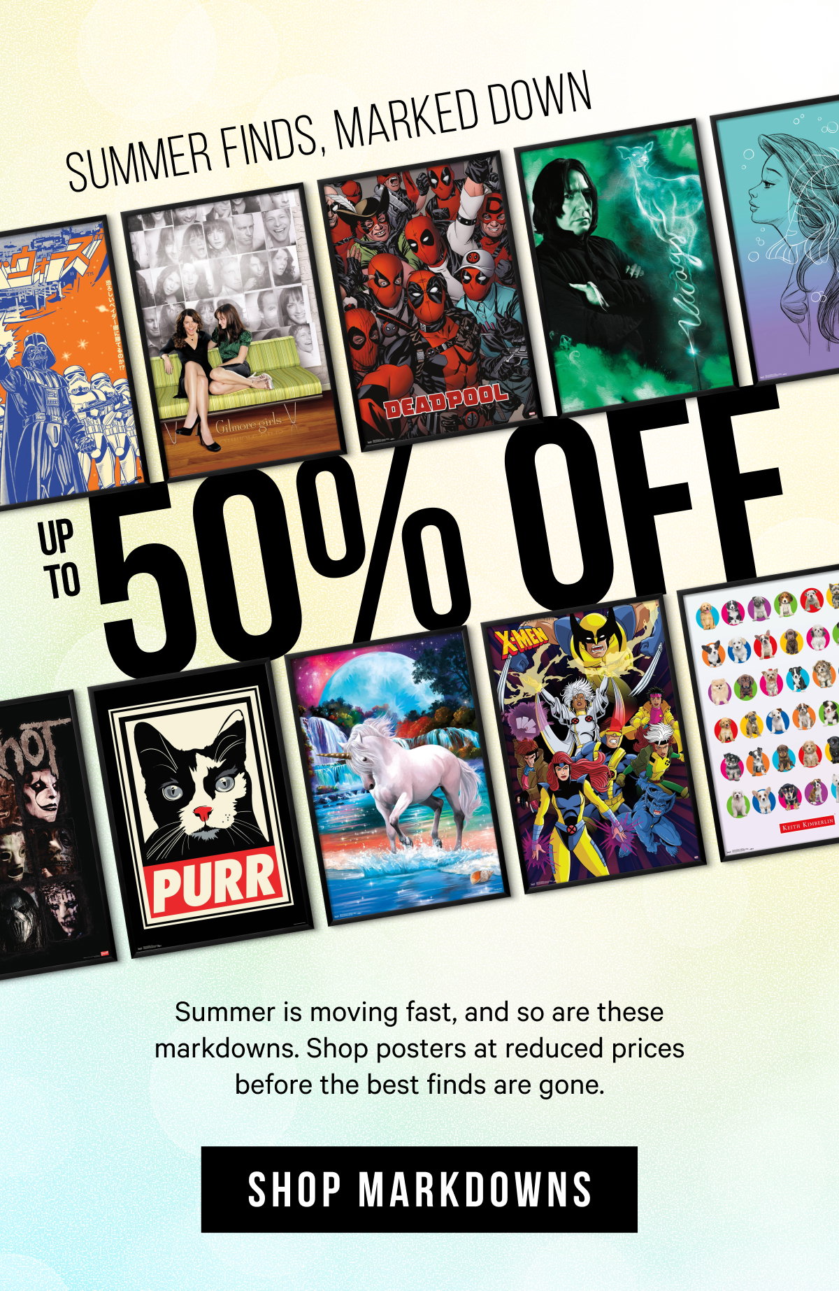 Up to 50% Off: Summer is moving fast, and so are these markdowns. Shop posters at reduced prices before the best finds are gone.