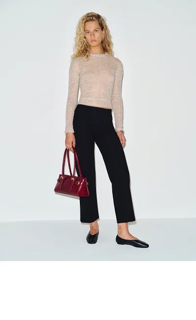Palmer Cropped Knit Pant