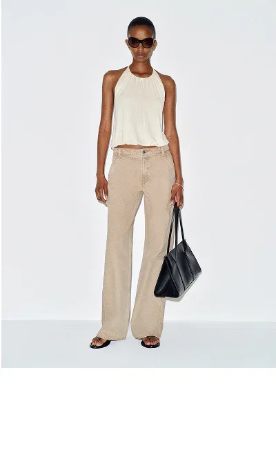 Diego Mid Rise Baggy Utility Jeans