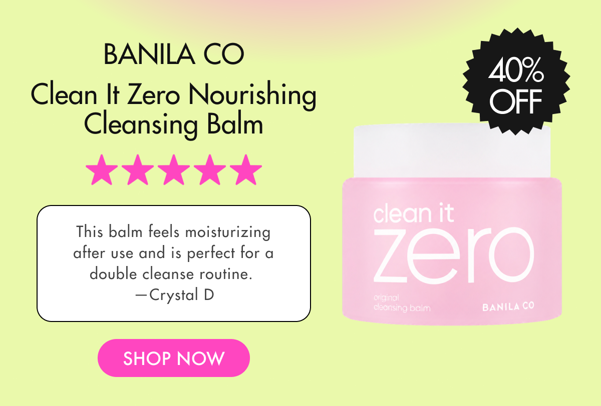 Banila Co Clean It Zero Nourishing Cleansing Balm