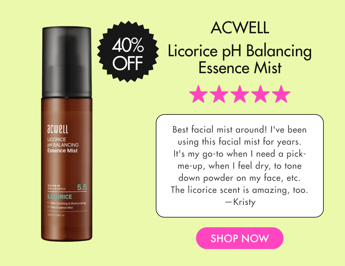 Acwell Licorice pH Balancing Essence Mist