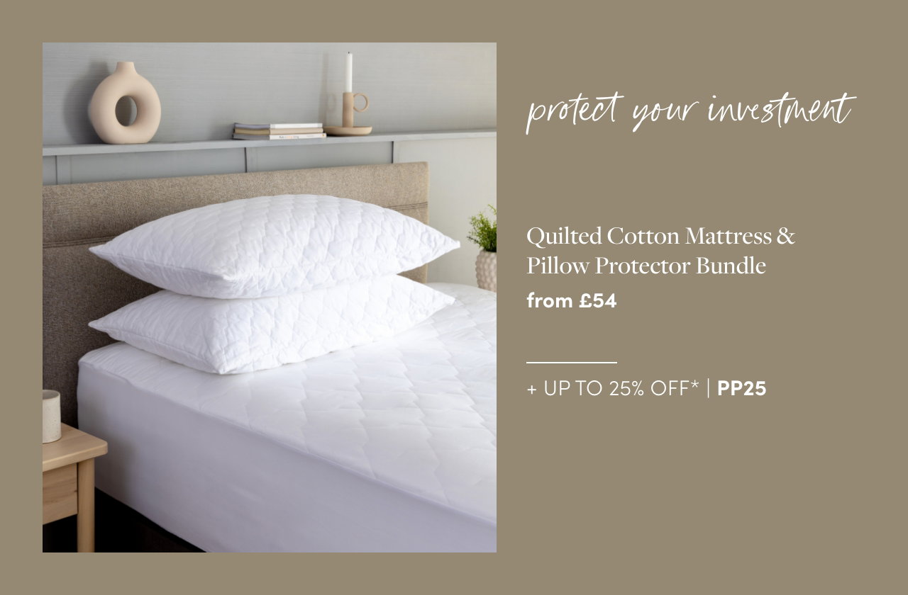 Quilted Cotton Mattress & Pillow Protector Bundles
