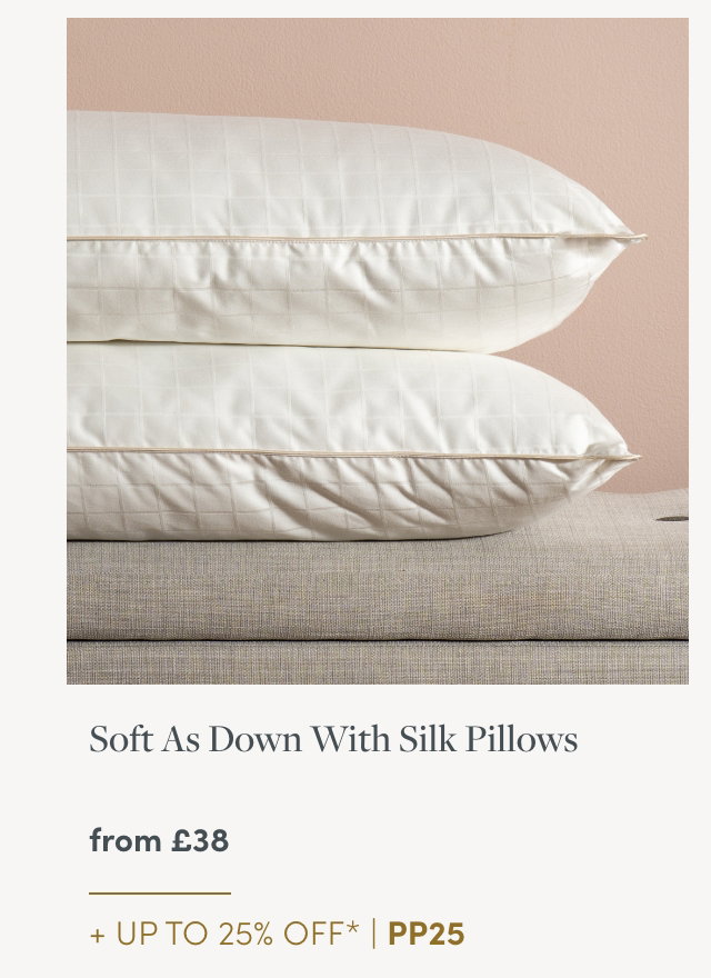 Soft As Down With Silk Pillows