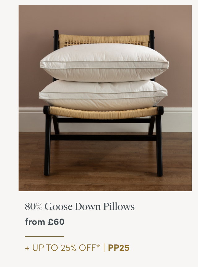 80% Goose Down Pillows