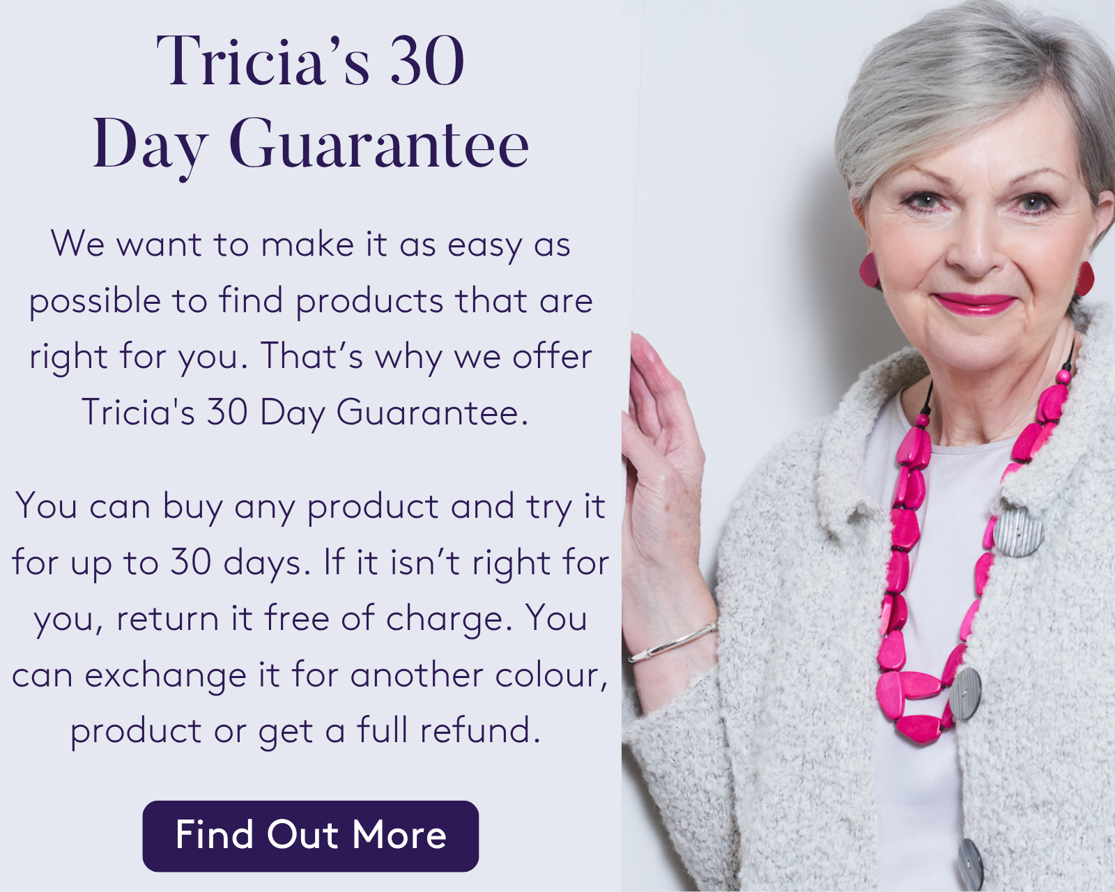 Tricia's 30 Day Guarantee