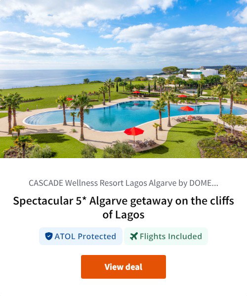 Spectacular 5* Algarve getaway on the cliffs of Lagos