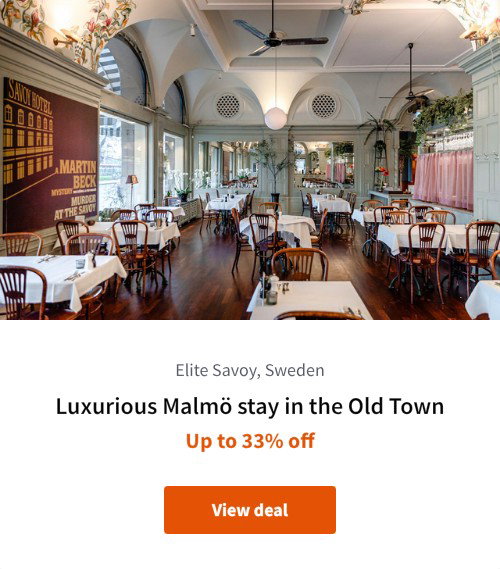Luxurious Malmö stay in the Old Town