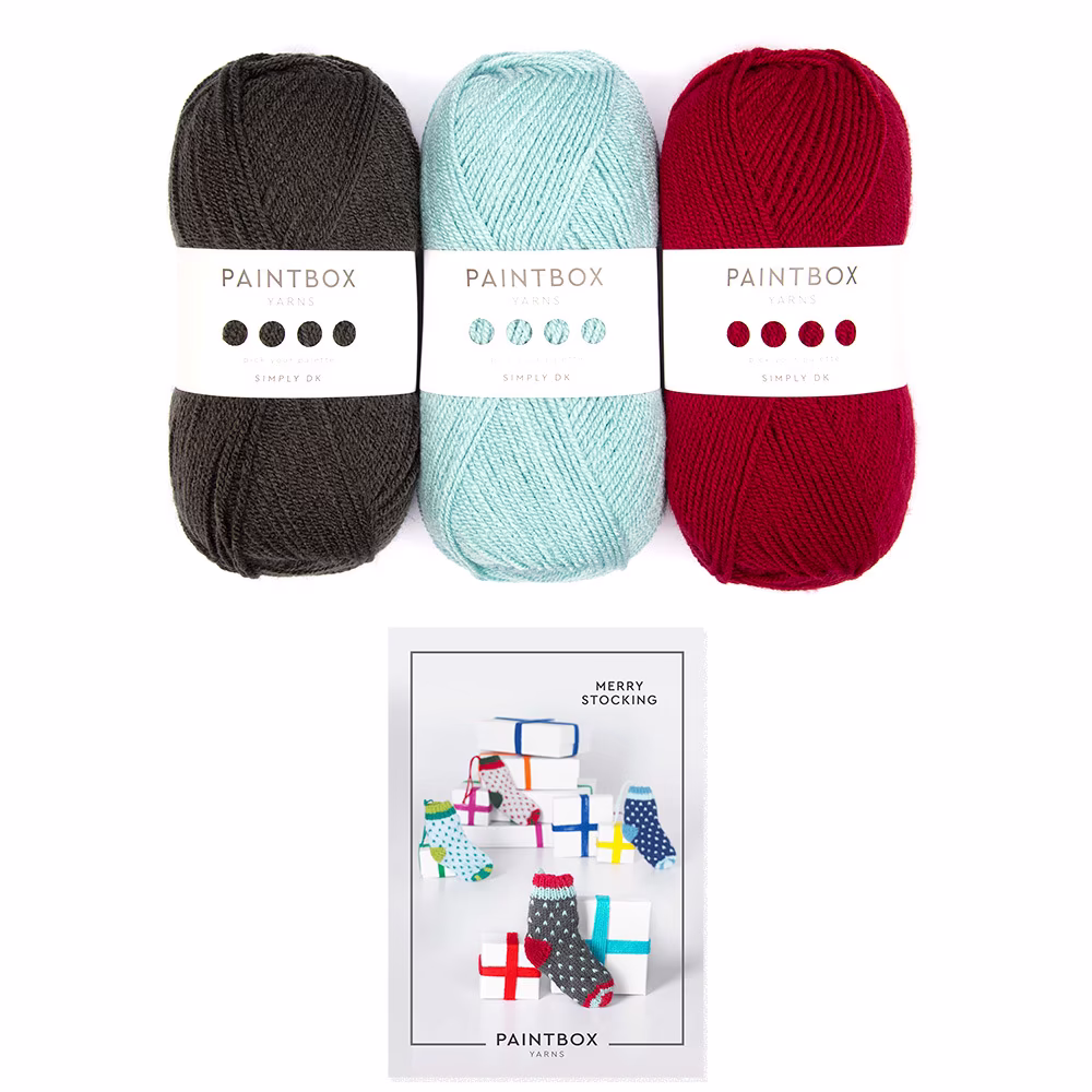 Paintbox Yarns Simply DK Merry Stocking 3 Ball Project Pack (Yarns Only)
