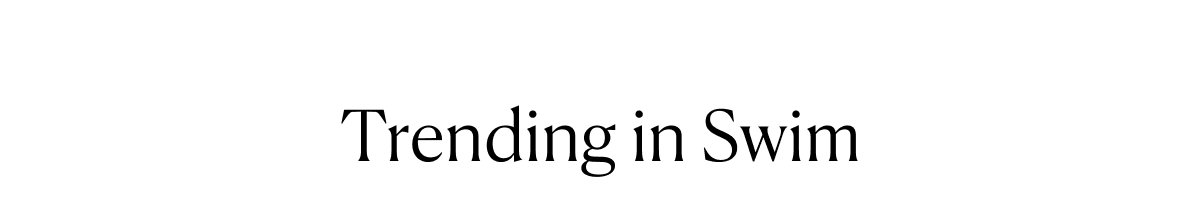 Trending in Swim 