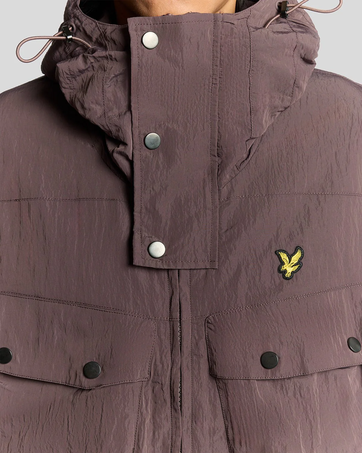 Man wears Water Resistant Guard Parka in Espresso