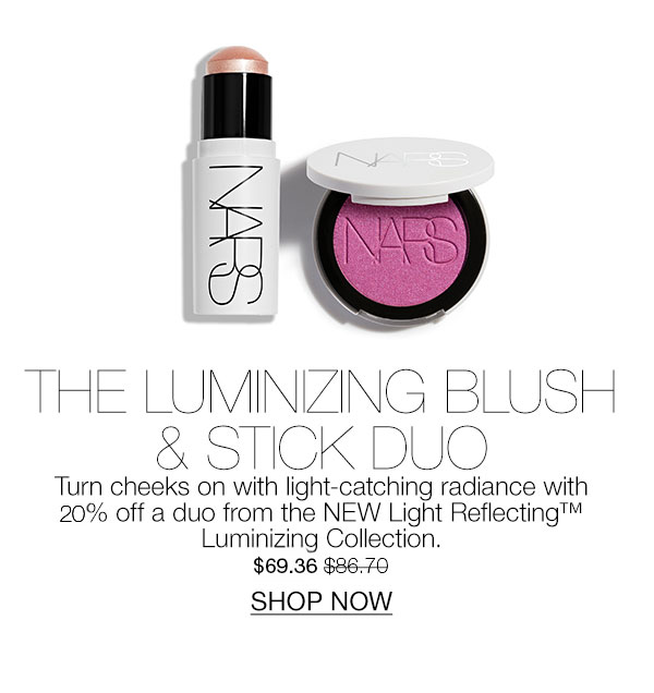 Shop The Luminizing Blush & Stick Duo at 20% off.