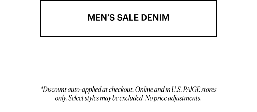 Shop Men's Sale Denim