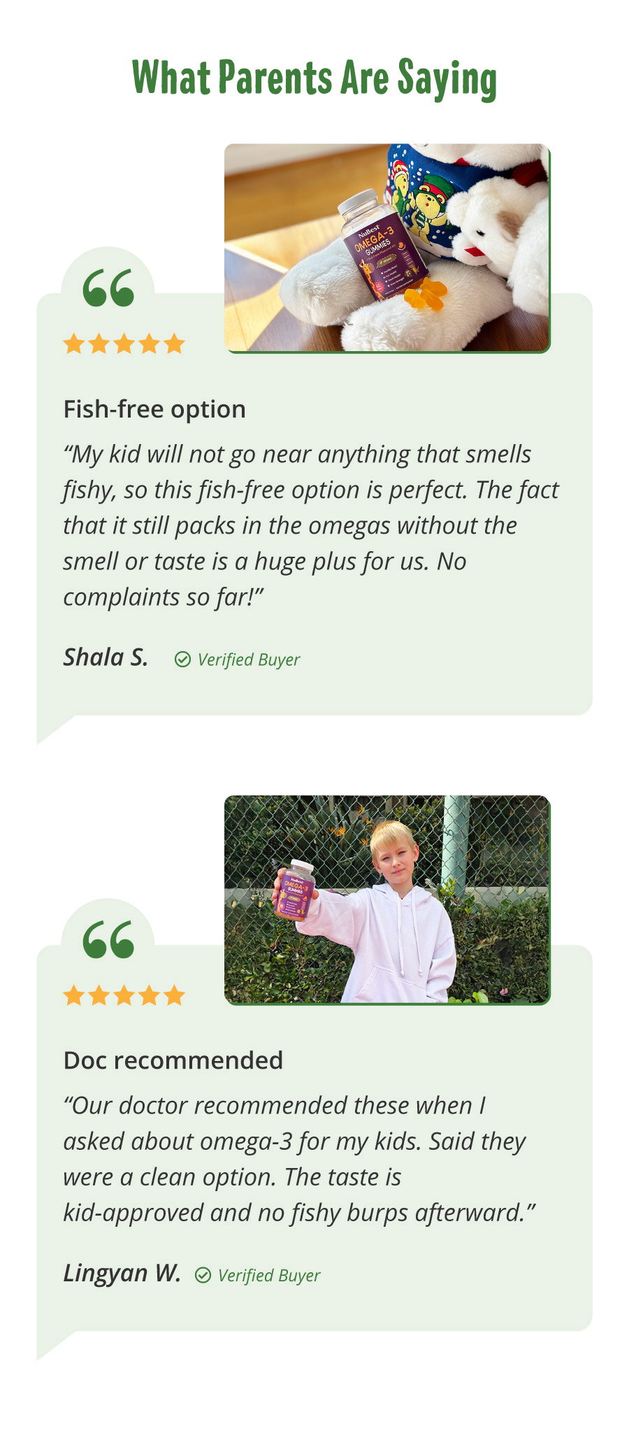 What Parents Are Saying