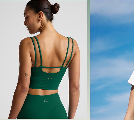 glowzone™ Strappy Cropped Tank