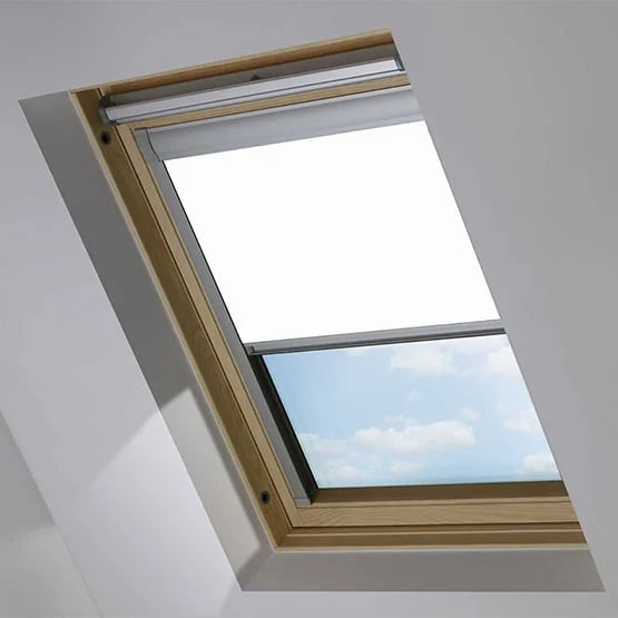 White Roof Blinds