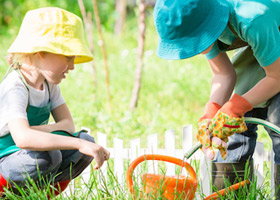 Gardening with children