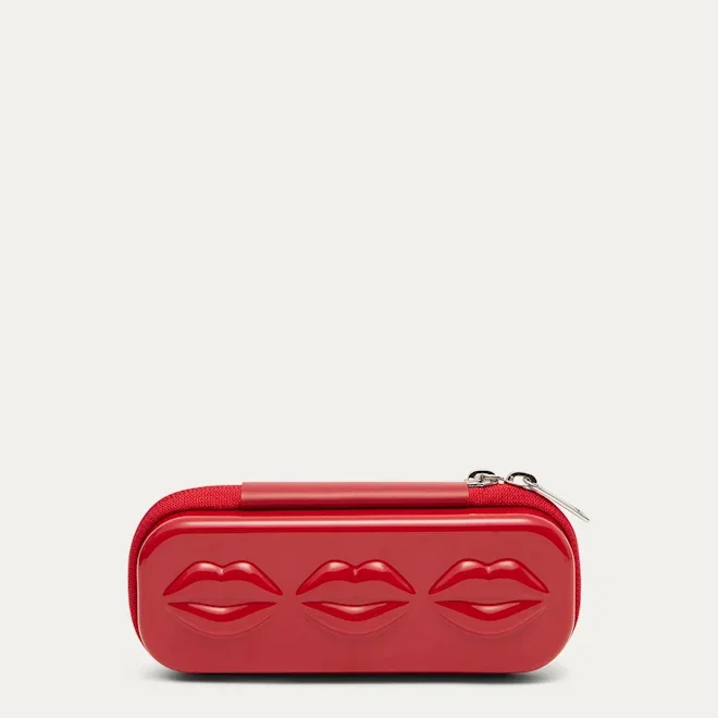 LULU RED LIPS SPEXI GLASSES CASE