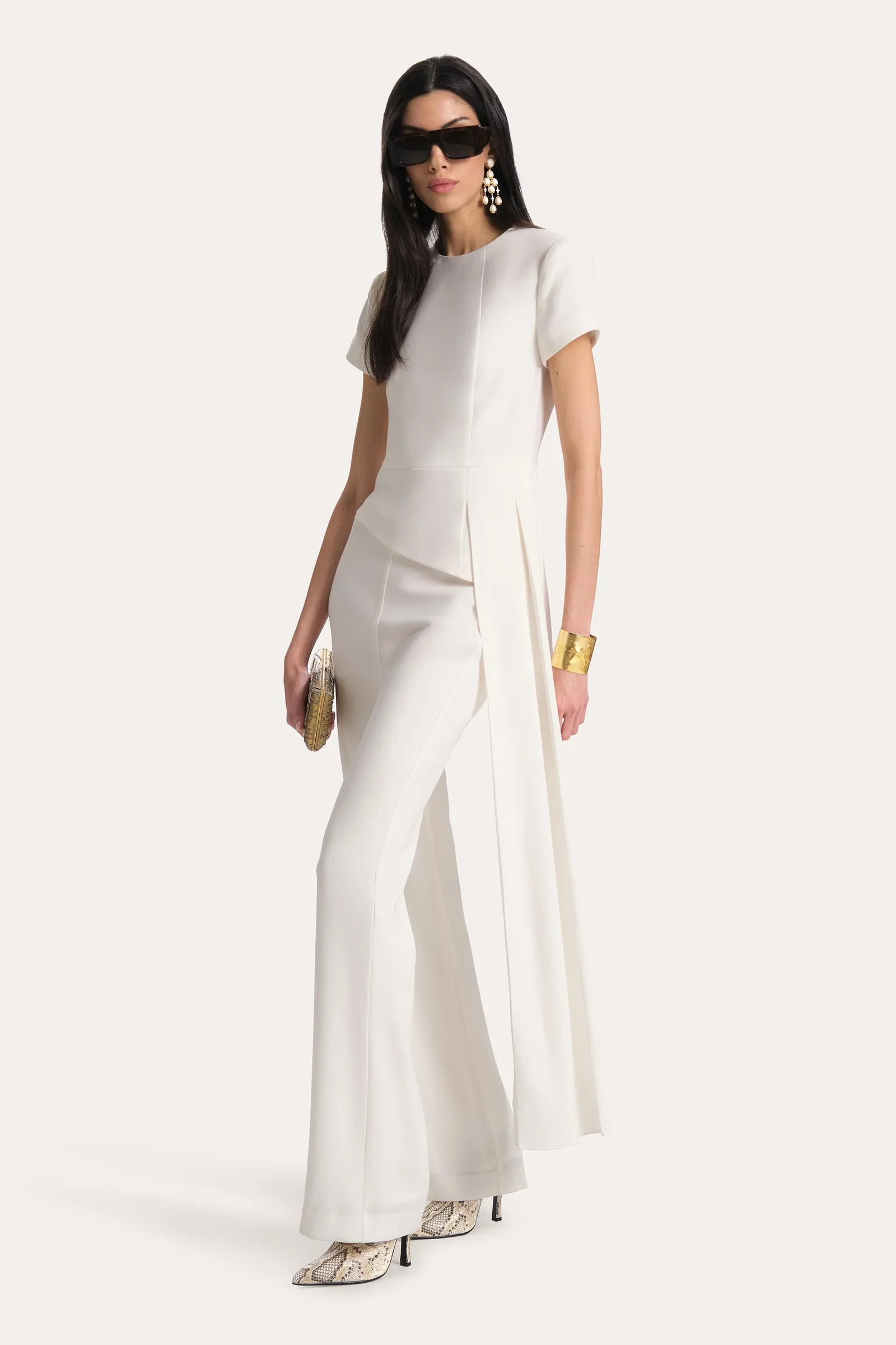 Image of Sylvie Crepe Asymmetric Top