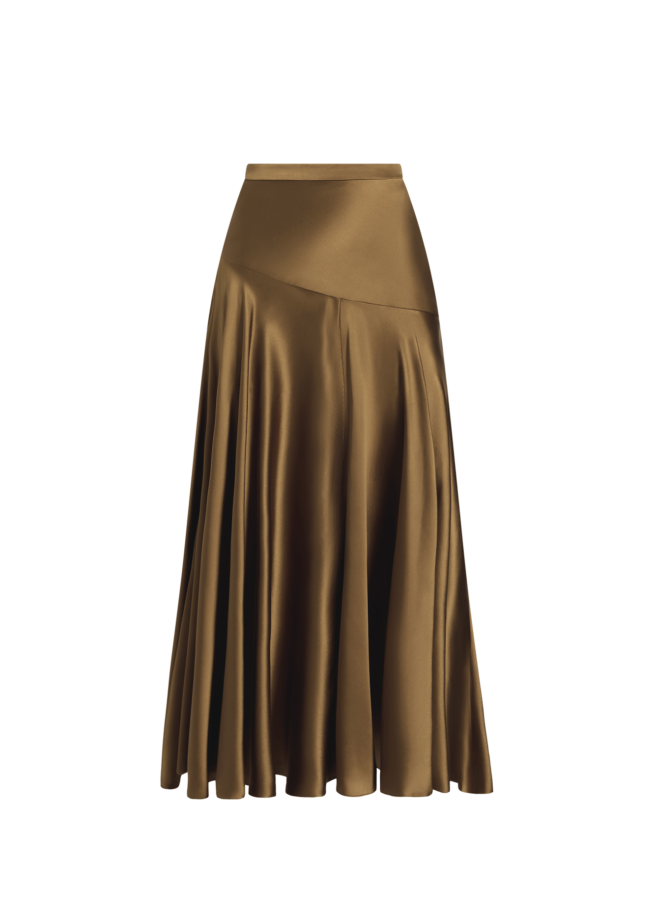 Ghost image of thea skirt in olive