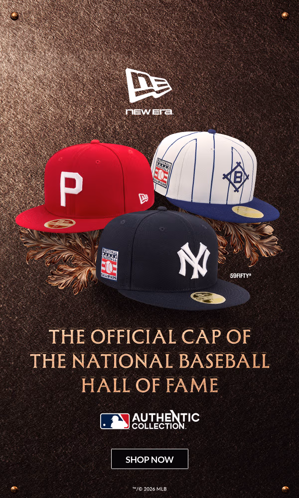 New Era brings you The Official 2026 MLB Hall of Fame Collection available now