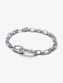 Openable Oval Link Chain Bracelet