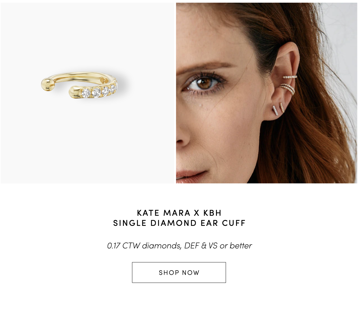 Diamond Ear Cuff