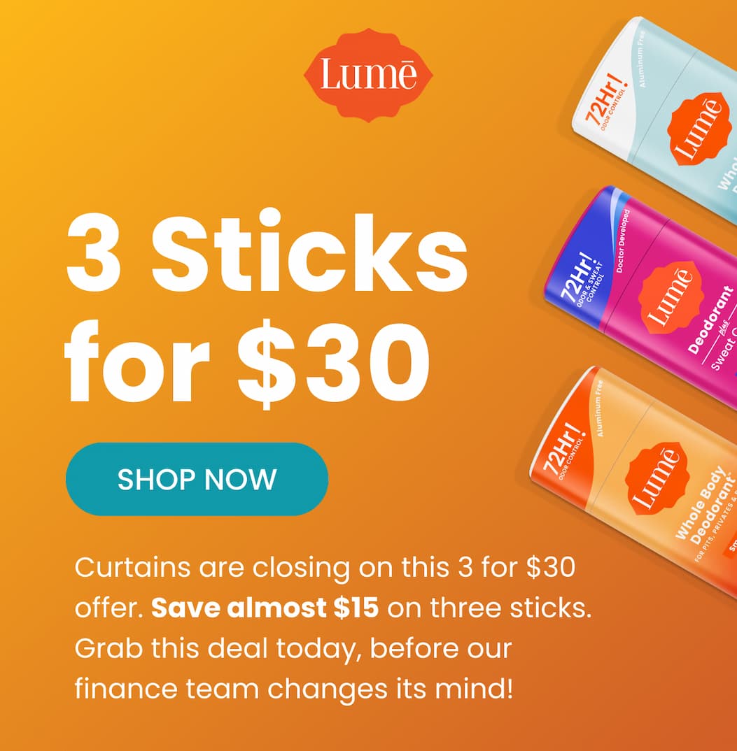 3 Sticks for $30