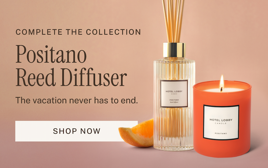 Complete the Collection  Positano Reed Diffuser  The vacation never has to end.
