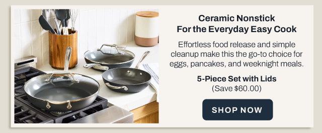 Shop our HA1 Ceramic Nonstick 5 pc set